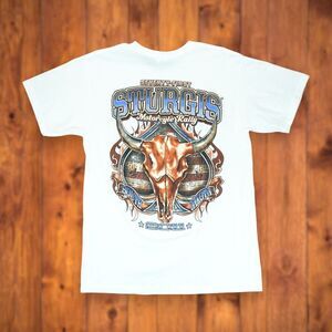 Official 71 Sturgis Motorcycle Rally Size Large‎ T-Shirt Tee 2011 Double Sided